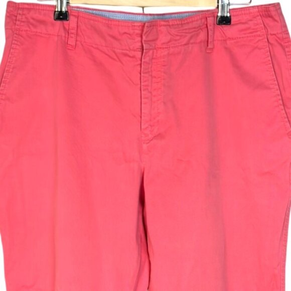 Tommy Hilfiger Red Straight Leg Flat Front Chino Pants Women's Size 14 - Picture 3 of 6